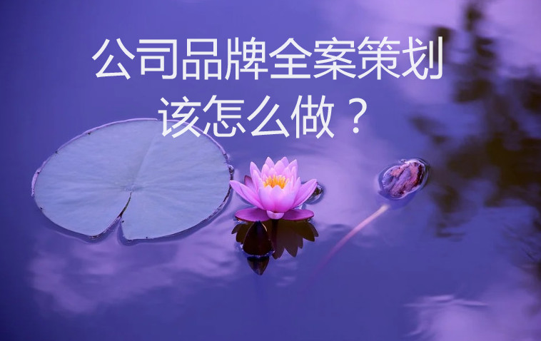 公司品牌全案策劃該怎么做？