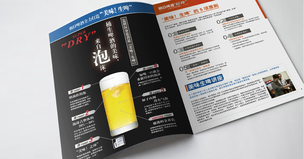 朝日啤酒海報設(shè)計